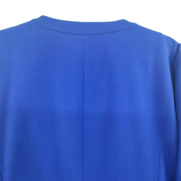 95.  Lane Bryant Women's Long Sleeve  Blazer Jacket Blue Size 26 - Picture 6 of 8